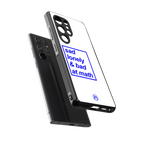 bad at math back phone cover | glass case for samsung galaxy s25 ultra