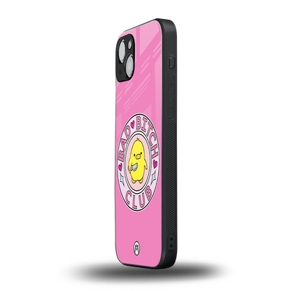 bad bitch club back phone cover | glass case for iphone 13