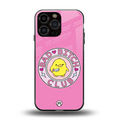 bad bitch club back phone cover | glass case for iphone 16 pro max
