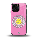 bad bitch club back phone cover | glass case for iphone 16 pro max