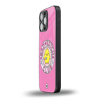 bad bitch club back phone cover | glass case for iphone 16 pro max