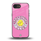 bad bitch club back phone cover | glass case for iphone 16e