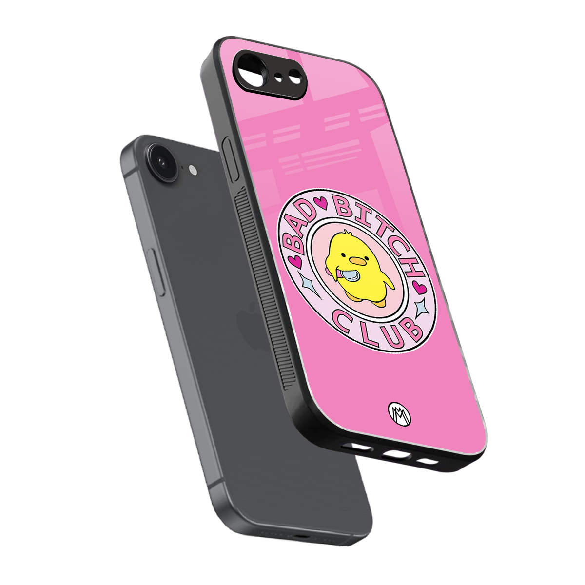 bad bitch club back phone cover | glass case for iphone 16e