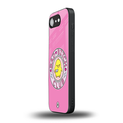 bad bitch club back phone cover | glass case for iphone 16e