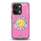 bad bitch club back phone cover | glass case for oneplus nord 3