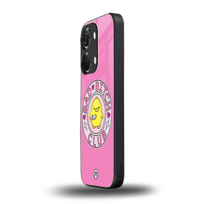 bad bitch club back phone cover | glass case for oneplus nord 3