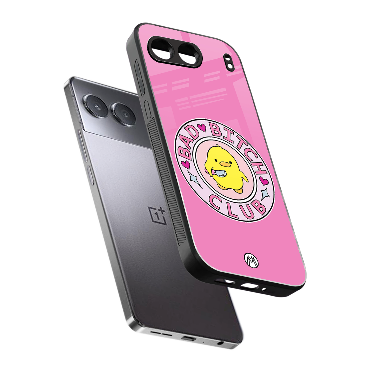 bad bitch club back phone cover | glass case for oneplus nord 4