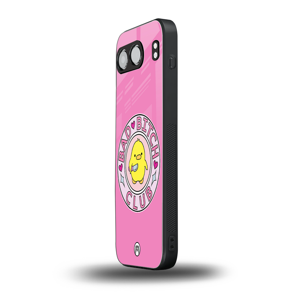 bad bitch club back phone cover | glass case for oneplus nord 4