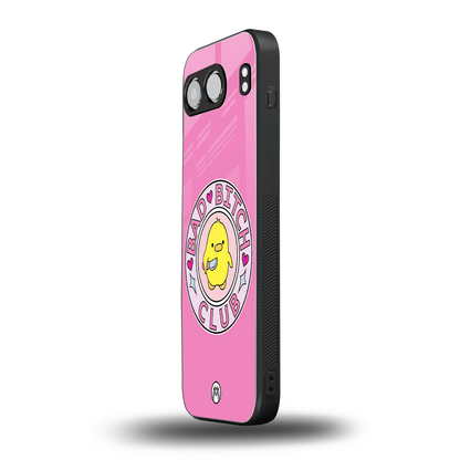 bad bitch club back phone cover | glass case for oneplus nord 4