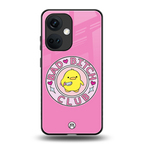 bad bitch club back phone cover | glass case for oneplus nord ce 3