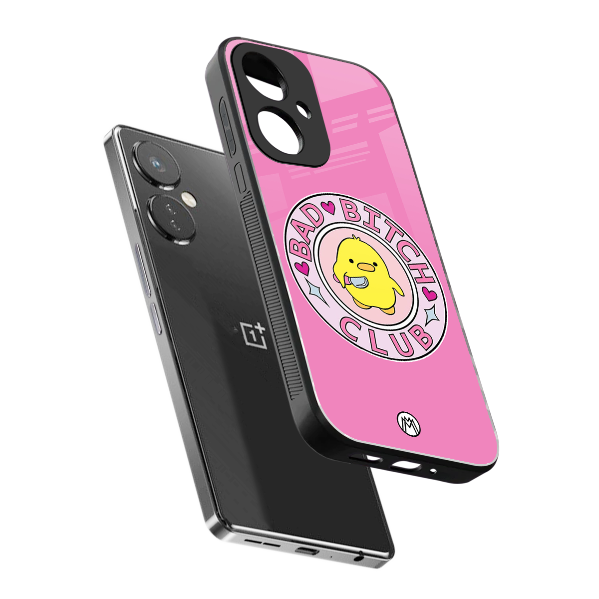 bad bitch club back phone cover | glass case for oneplus nord ce 3