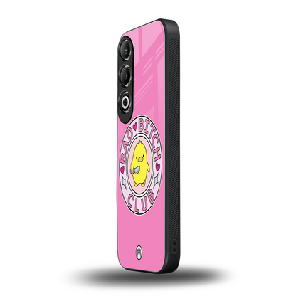 bad bitch club back phone cover | glass case for oneplus nord ce 4