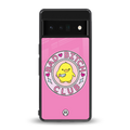 bad bitch club back phone cover | glass case for google pixel 6 pro