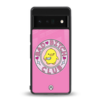 bad bitch club back phone cover | glass case for google pixel 6 pro