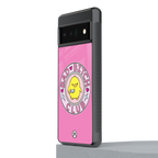 bad bitch club back phone cover | glass case for google pixel 6 pro