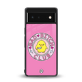 bad bitch club back phone cover | glass case for google pixel 6