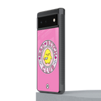 bad bitch club back phone cover | glass case for google pixel 6