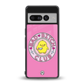bad bitch club back phone cover | glass case for google pixel 7 pro