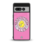 bad bitch club back phone cover | glass case for google pixel 7 pro
