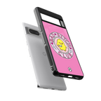 bad bitch club back phone cover | glass case for google pixel 7 pro