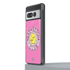 bad bitch club back phone cover | glass case for google pixel 7 pro