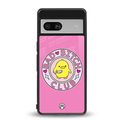 bad bitch club back phone cover | glass case for Google Pixel 7