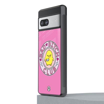 bad bitch club back phone cover | glass case for Google Pixel 7