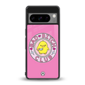 bad bitch club back phone cover | glass case for google pixel 8 pro