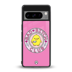 bad bitch club back phone cover | glass case for google pixel 8 pro