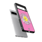 bad bitch club back phone cover | glass case for google pixel 8 pro