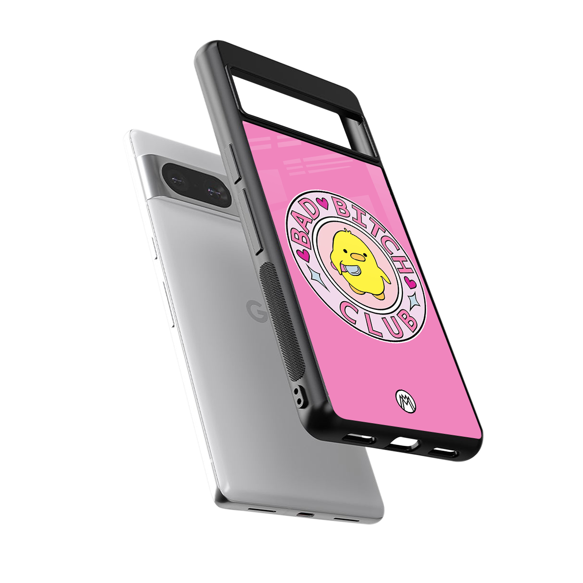 bad bitch club back phone cover | glass case for Google Pixel 8
