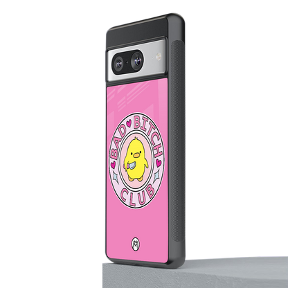 bad bitch club back phone cover | glass case for Google Pixel 8