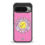 bad bitch club back phone cover | glass case for google pixel 9 pro xl