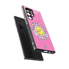 bad bitch club back phone cover | glass case for samsung galaxy s23 ultra