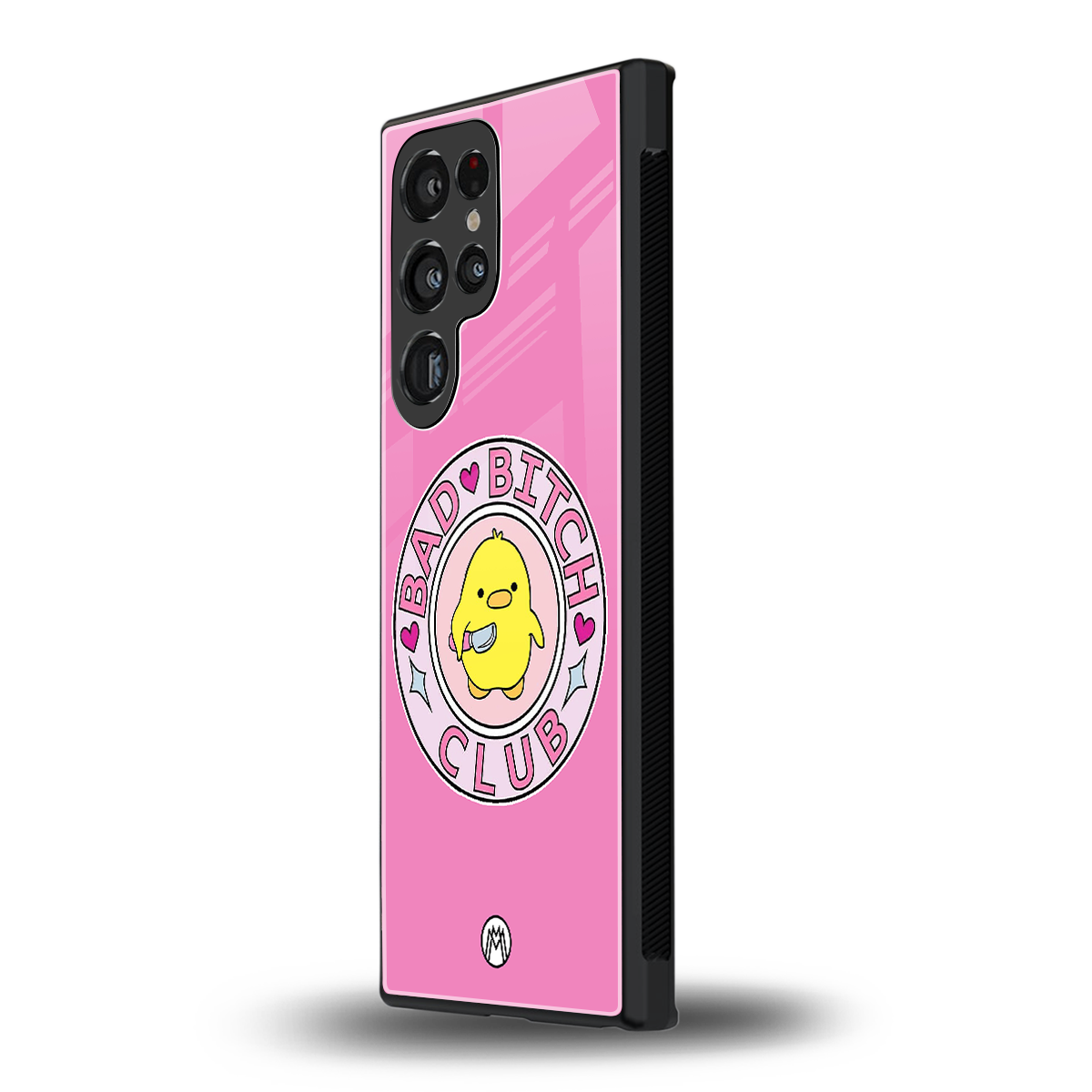 bad bitch club back phone cover | glass case for samsung galaxy s24 ultra