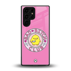 bad bitch club back phone cover | glass case for samsung galaxy s25 ultra