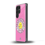 bad bitch club back phone cover | glass case for samsung galaxy s25 ultra