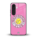 bad bitch club back phone cover | glass case for samsung galaxy s24 fe