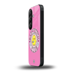 bad bitch club back phone cover | glass case for samsung galaxy s23