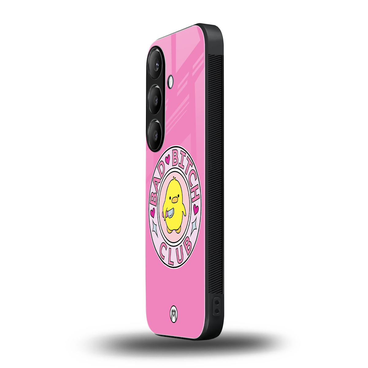 bad bitch club back phone cover | glass case for samsung galaxy s24 plus