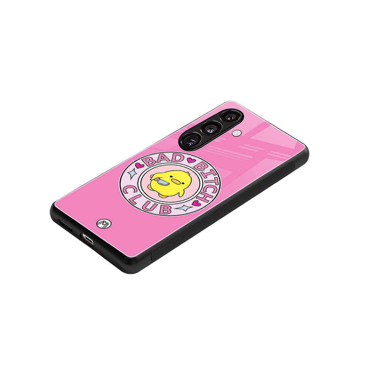 bad bitch club back phone cover | glass case for samsung galaxy s25