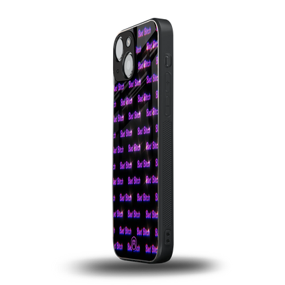 bad bitch back phone cover | glass case for iphone 13 mini