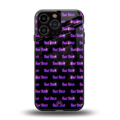 bad bitch back phone cover | glass case for iphone 13 pro max