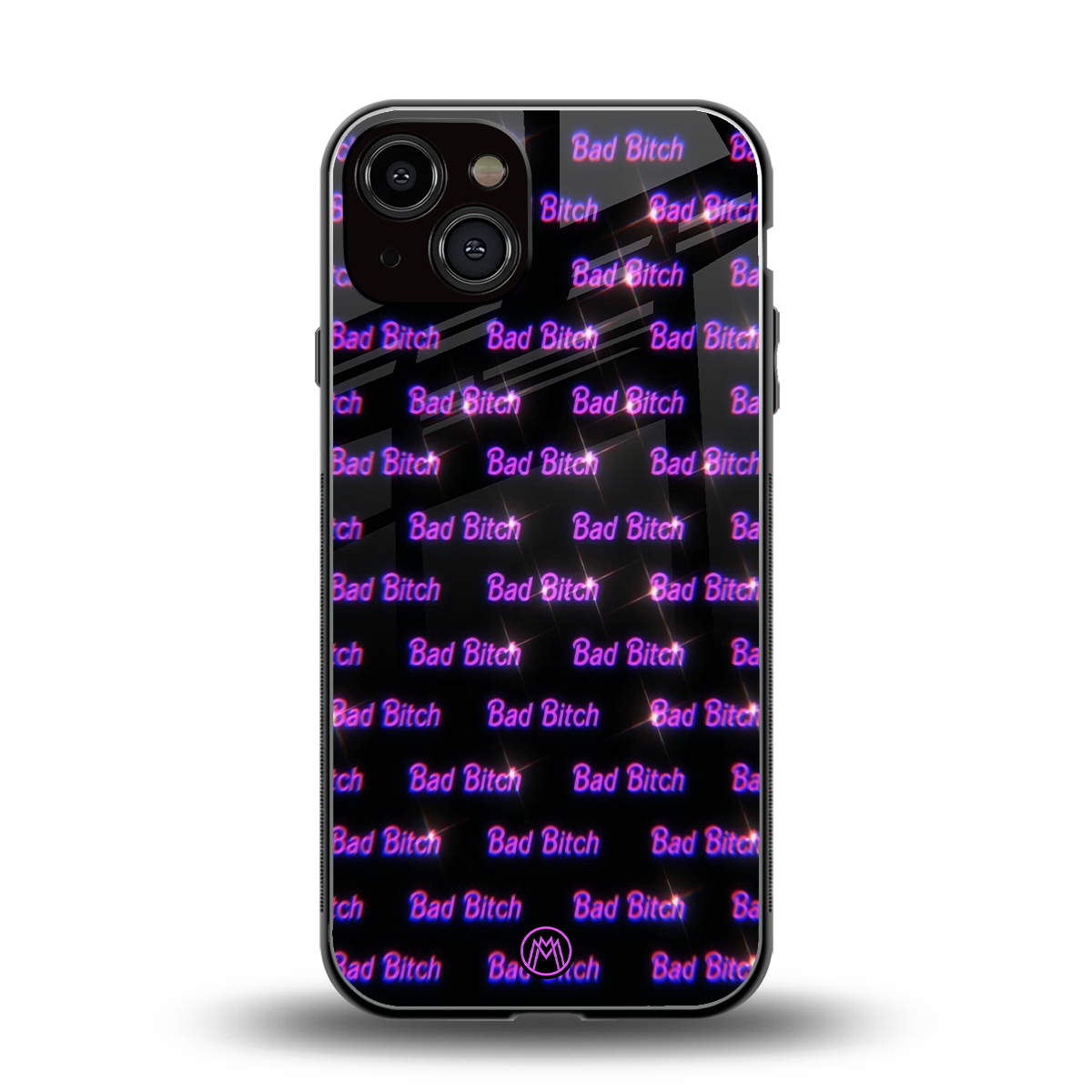 bad bitch back phone cover | glass case for iphone 13