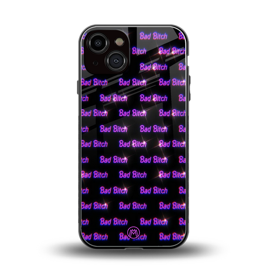 bad bitch back phone cover | glass case for iphone 13