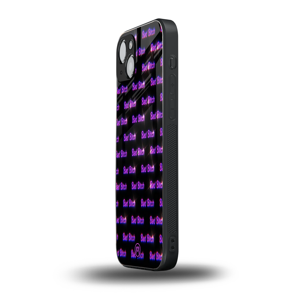 bad bitch back phone cover | glass case for iphone 13
