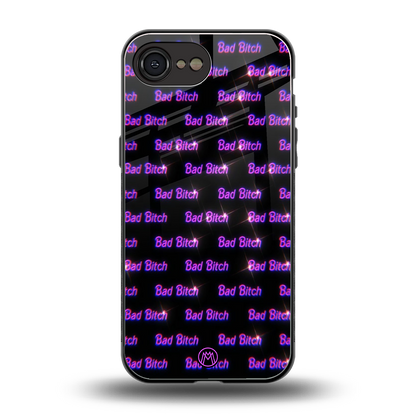 bad bitch back phone cover | glass case for iphone 16e