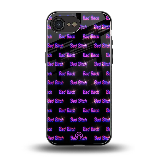 bad bitch back phone cover | glass case for iphone 16e