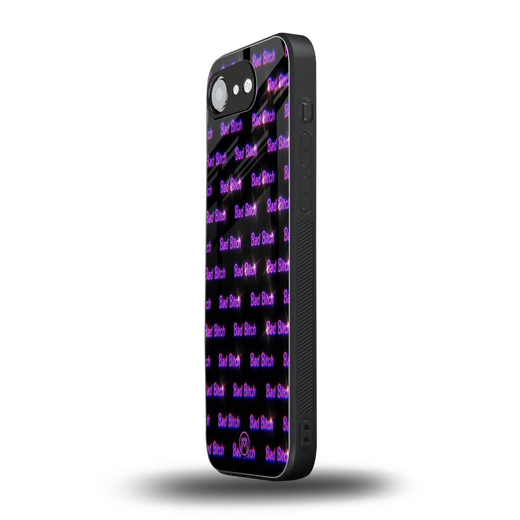 bad bitch back phone cover | glass case for iphone 16e