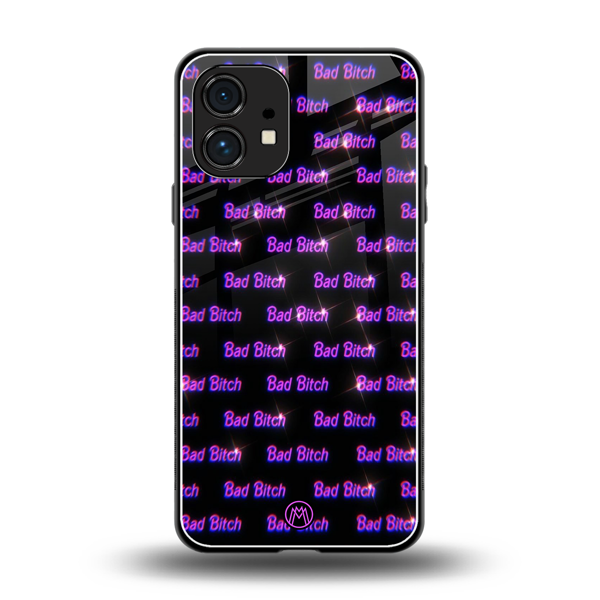 bad bitch back phone cover | glass case for nothing phone 1